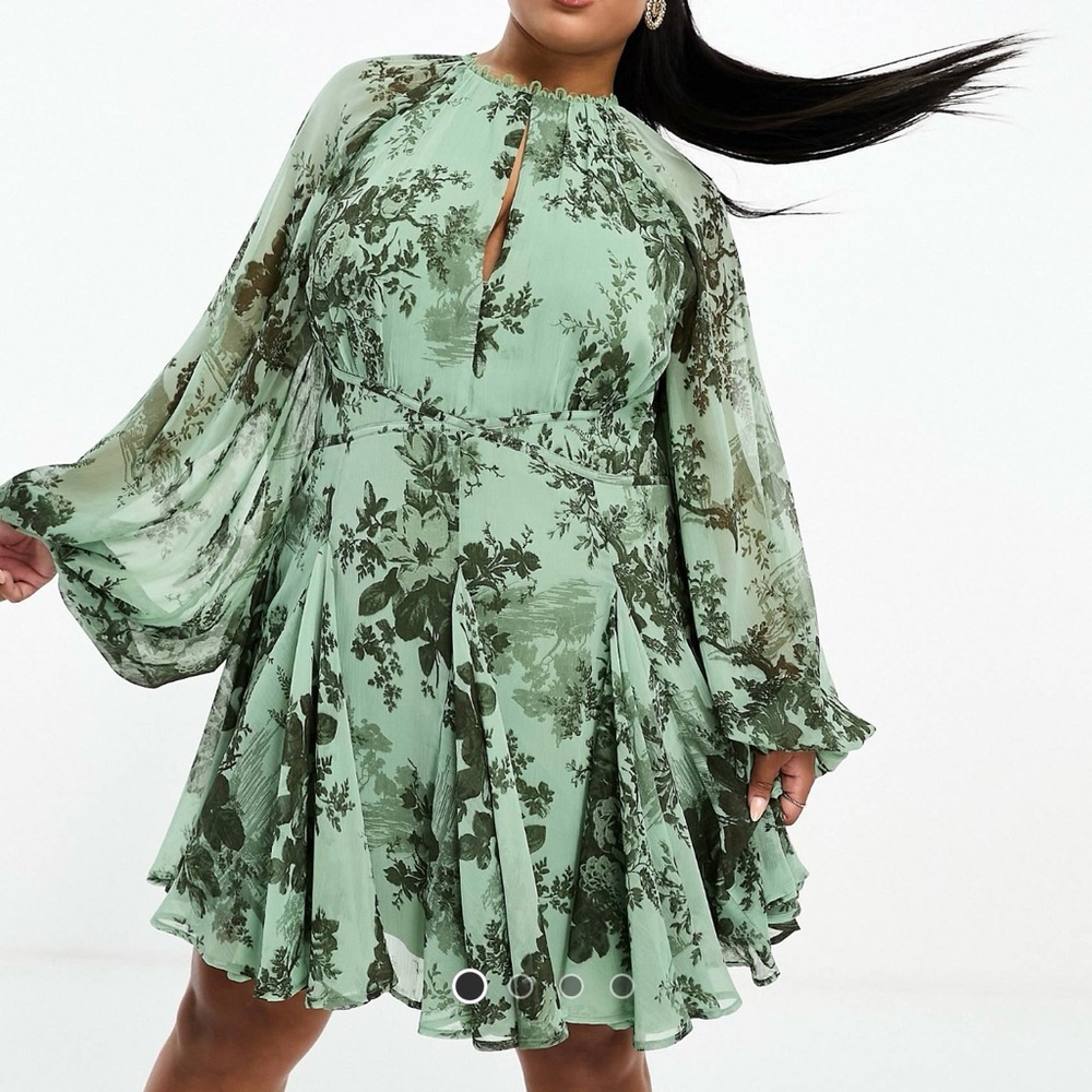 NEW! ASOS green dress